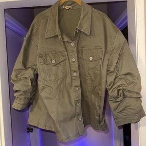 Democracy Olive Jean Jacket